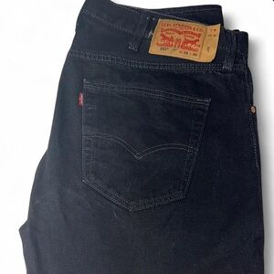 Levi's black denim jeans Size 38 30